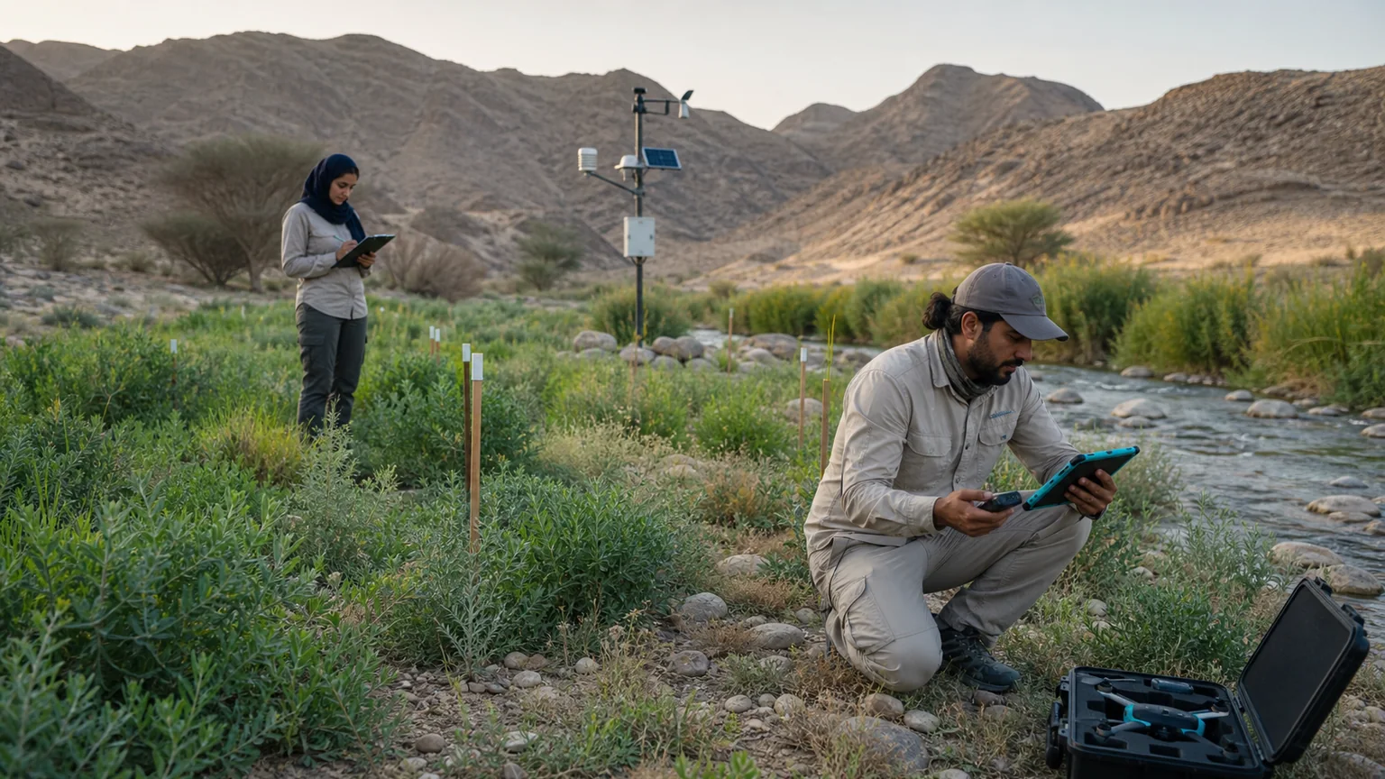 Biodiversity monitoring and habitat restoration in Saudi Arabia
