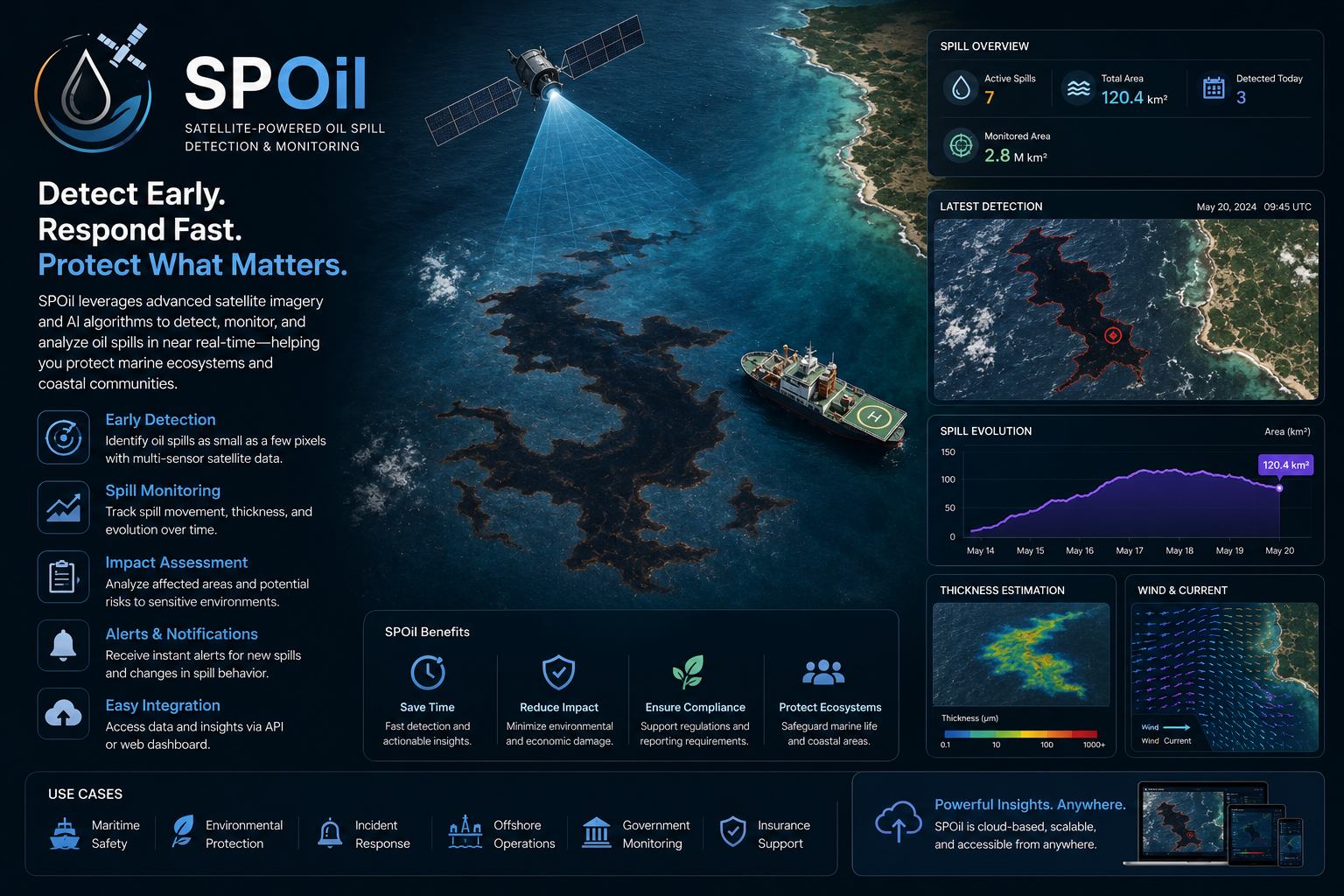 SPOil Earth observation analytics by EnmaTech