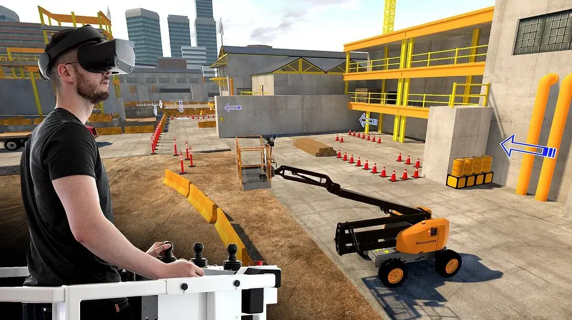 السلامة simulation training in virtual reality