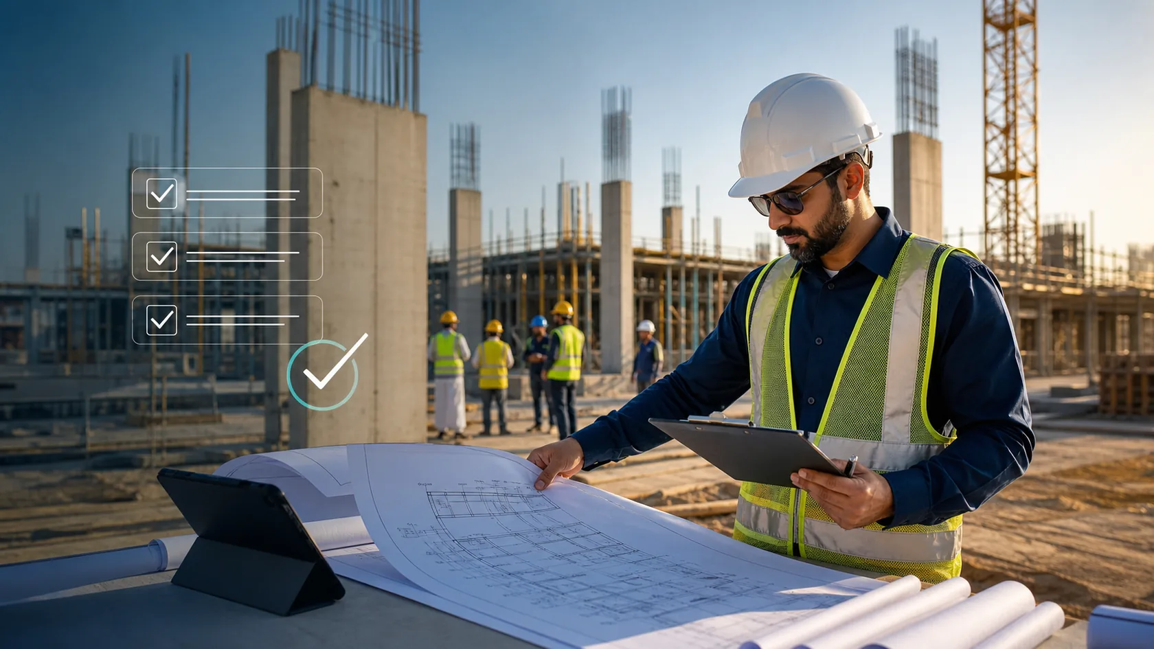 Saudi Building Code compliance check for structural construction projects